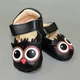 Пинетки "Совы" My First Shoes для девочки 11 см (длина подошвы) Черные 17069 - изображение 3