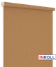Ролету тканинна INROLL Есо-Standart 25х165 см Natura Какао 1827 - зображення 3