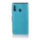 Чехол Idewei для Samsung Galaxy M20 / M205 книжка кожа PU с визитницей голубой - изображение 3
