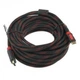 Кабель HDMI HDMI 10m усиленный в обмотке 10м шнур - изображение 1