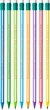 Набор карандашей чернографитных шестигранных BIC Evolution Stripes HB с ластиком 12 шт (3086123278189) - изображение 2