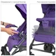 Прогулочная коляска-трость El Camino Breez ME 1029 Violet (ME 1029) - изображение 4