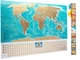 Cкретч карта мира с флагами MyMap Flags edition на украинском языке в тубусе, Scratch off map - изображение 1