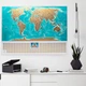 Cкретч карта мира с флагами MyMap Flags edition на украинском языке в тубусе, Scratch off map - изображение 2