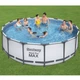 Круглый каркасный бассейн Bestway 56438 (457x122 см) Steel Pro Frame Pool - изображение 3