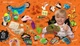 Большое яйцо-сюрприз для мальчиков Danko Toys Dino WOW с 16 игрушками оранжевый (рус) DWB-01-01 - изображение 3