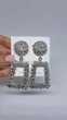 Сережки жіночі (біжутерія) Oxa об'ємні (2909) silver - изображение 2