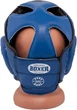 Шлем тренировочный каратэ Boxer Элит L 0.8 мм кожвинил Синий (2036-01B) - изображение 2