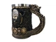 Кружка Готика 3D Драккар Вікінг Танкард Danegeld Tankard 550 мл - зображення 6