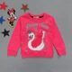 Свитшот "Лебедь" Pitircik kids для девочки 86 см Розовый 17379 - изображение 1