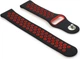 Ремешок Becover Vents Style для Xiaomi Amazfit Bip (20mm) Lite/Bip S Lite/Bip 3/Bip 3 Pro/GTR 42mm/GTS/TicWatch S2/TicWatch E/GTS 3/GTS 2 mini Black-Red (BC_705704) - изображение 2