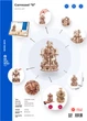 Puzzle 3D Mr. Playwood Mechaniczny Karuzela S Drewniany 88 elementów (10030) (4820204380229) - obraz 4