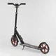 Детский двухколесный самокат Best Scooter 88146 одноподвесный со складной конструкцией и передним амортизатором, Черно-красный - изображение 7