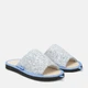 Женские домашние тапочки с открытым носком FX shoes 11033 38-39 25.5 см Голубые (2820000003294) - изображение 2