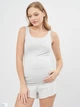 Майка для беременных хлопковая H&M 2001-51046562 XS Светло-серая (hm09416888892) - изображение 1