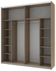 Шафа-купе Doros G-Caiser 220 х 60 х 240 см Трюфель (42001019) - зображення 2