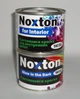 Краска светящаяся в темноте NOXTON FOR INTERIOR для внутренних работ Фиолетовая с зеленым свечением 0,5 л - изображение 1