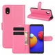 Чехол Fiji Luxury для Samsung Galaxy A01 Core (A013) книжка розовый - изображение 1