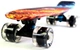 Пенни борд (Penny Board) 22" "Fish" со светящимися колесами и рисунком, Fire and Ice - изображение 3