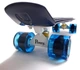 Пенни борд (Penny Board) 22" со светящимися колесами черно-синего цвета, Темно-синий - изображение 3