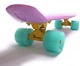 Пенні борд (Penny Board) 22" "Pastel Series" з колесами що світяться, Ліловий - зображення 3