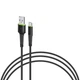 Дата кабель USB 2.0 AM to Type-C 1.2m CBFLEXT1 black Intaleo (1283126487484) - изображение 1