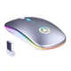 Мышь беспроводная SKY (A2) Silver, аккумулятор, RGB - изображение 6
