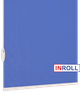 Ролета тканевая INROLL Есо-Mini 42,5х165 см Len Синий 874 - изображение 4