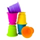 Тактильная игрушка Fat Brain Toys Suction Kupz Мягкие чашки 6 шт. (F183ML) - изображение 1
