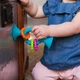 Прорезыватель погремушка Fat Brain Toys силиконовый 12.7х7х5 см голубой (701179) - изображение 5