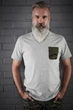 Футболка Helly Hansen Kensington T-Shirt - 79246 (Grey Melange Camo; M) - изображение 5