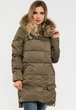 Зимова куртка з хутром Modniy OAZIS 48-50 Хакі (90248/3 48-50) - зображення 1