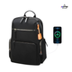 Женский деловой рюкзак BOPAI 62-00121 черный для ноутбука 15.6 '' черный с USB для зарядки смартфона (905333) - изображение 1