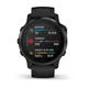 Мультиспортивные часы GARMIN Fenix 6S Pro Black with Black Band - изображение 2