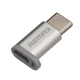 Переходник Remax RA-USB1 Feliz microUSB-USB Type-C Steel (16744) - изображение 1
