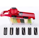 Безопасный мультислайсер для шинковки овощей и фруктов Mandoline Slicer с контейнером 6 in 1 - изображение 1