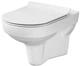 Унитаз подвесной CERSANIT City CleanOn K701-143 с сиденьем Slim Soft Close дюропласт - изображение 1