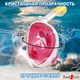 Повнолицева Маска для Снорклінга L/XL панорамна FB для плавання під водою – Окуляри для Пірнання на все обличчя цільнолитої форми – з трубкою клапаном та запасом повітря – з кріпленням під екшн камеру – підводного полювання – чоловічі жіночі Pink - зображення 6