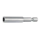 Держатель бит магнитный 1/4", 60мм, CrV (блистер) 5шт, Sigma - изображение 1