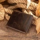 Мужское коричневое портмоне из натуральной кожи Vintage 20240 - изображение 7