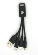Кабель-Брелок Для Быстрой Зарядки И Синхронизации В Виде Брелок USB 3 in 1 Type-C Lightning IPhone Micro-USB - изображение 1