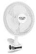 Вентилятор настільний Adler AD 7317 23 см 2 швидкості білий колір - изображение 1