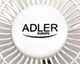 Вентилятор настільний Adler AD 7317 23 см 2 швидкості білий колір - изображение 5