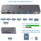 USB-хаб Smartdelux Type-C 8-портовий алюминиевый (SDUC-P8S) - изображение 2