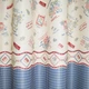 Софт блэкаут Frutie & Flower купон клетка синяя на песочном фоне, ш.280 (32113.004) - изображение 2