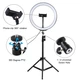 Кольцевой свет со стойкой Puluz PKT3035 Ring Light 26см (20W) - изображение 5