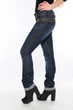 Женские джинсы Omat jeans 9519 Синие 28-34 - изображение 4