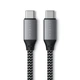 Kabel Satechi USB-C to USB-C 100W Space Gray (2 m) (ST-TCC2MM) - obraz 2