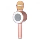 Микрофон караоке (USB/Bluetooth/MicroSD/AUX) с колонками и цветомузыкой Wster WS-668 (pink) ORIGINAL - изображение 2