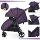Коляска детская EL Camino ME 1025 X3 Plum Фиолетовый - изображение 3